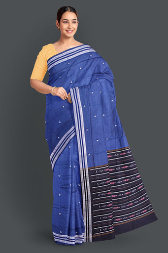 Navy Blue Mini Butti Saree