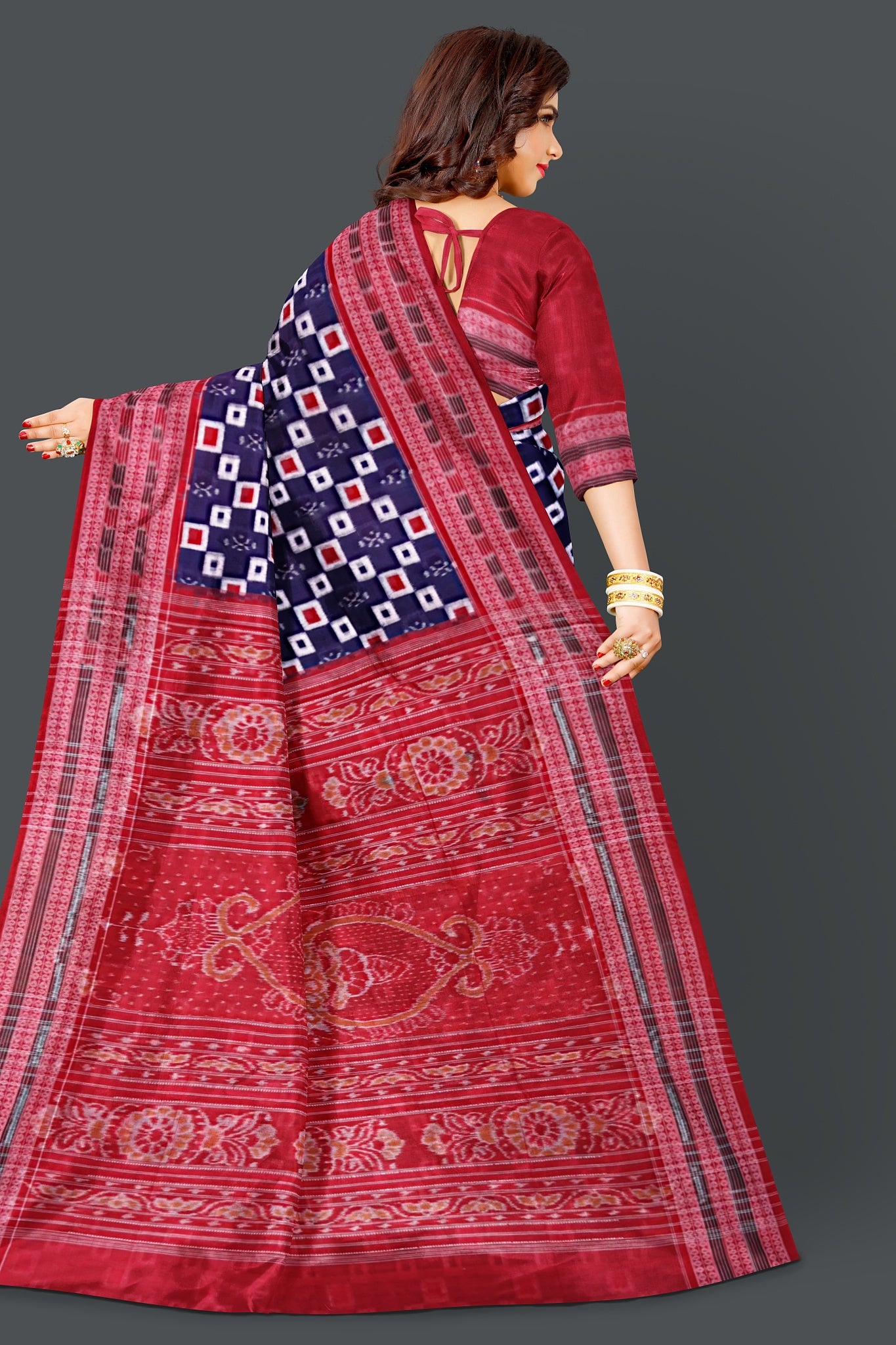 Blue Body Pasapalli Saree