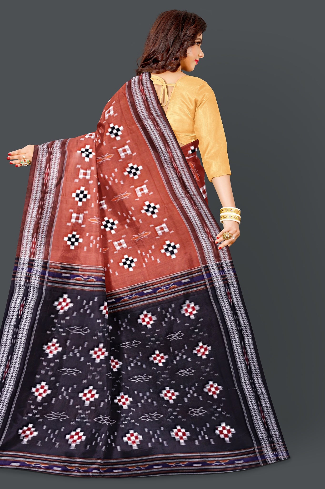 Light Brown Body Pasapalli Saree