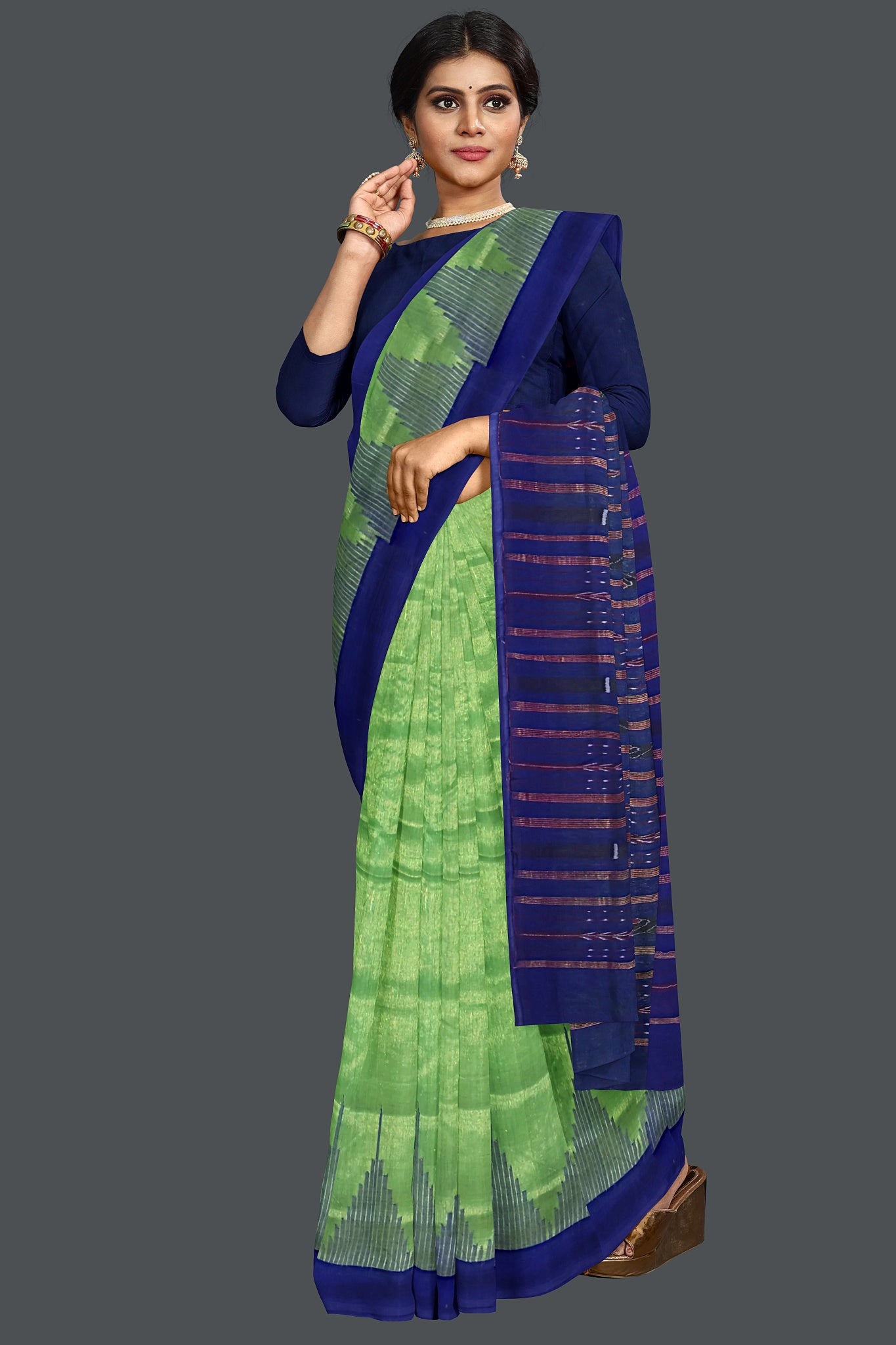 Green Big Temple Border(Bapta)