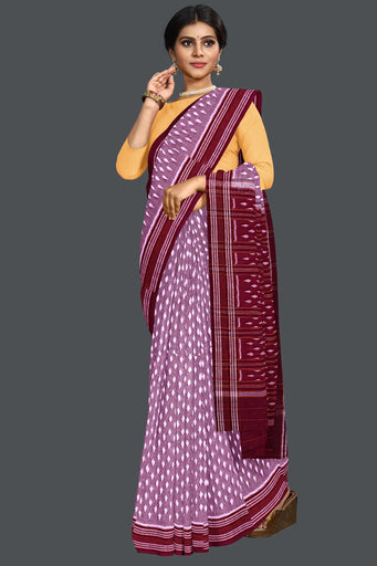 Steel Maroon Body Bandha Saree(With Out Blouse)