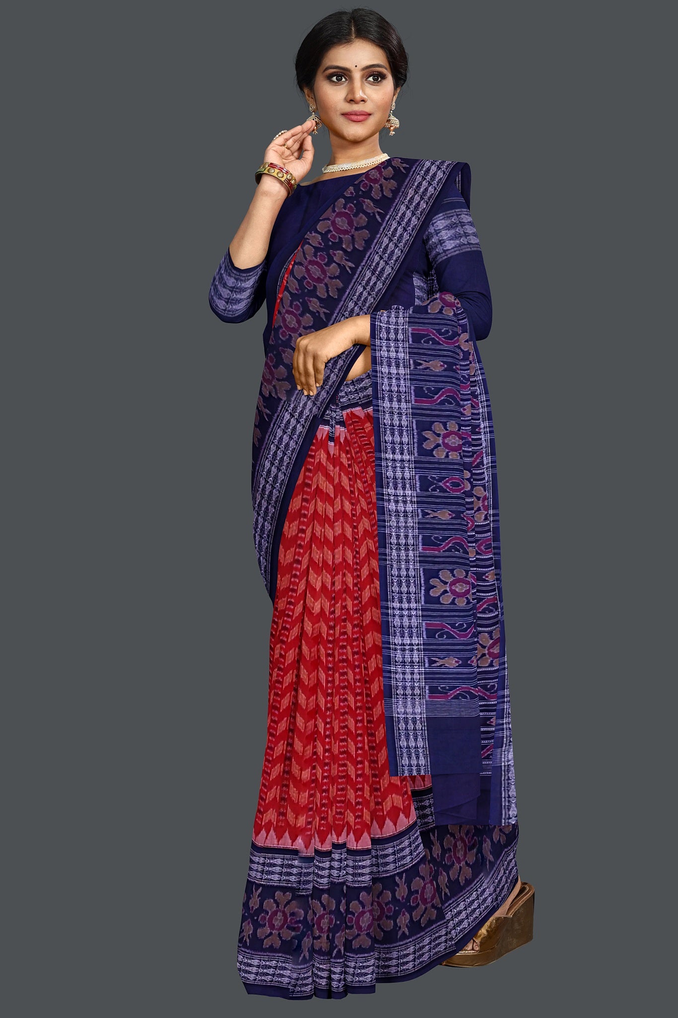 Khajuri Pati Bandha Saree