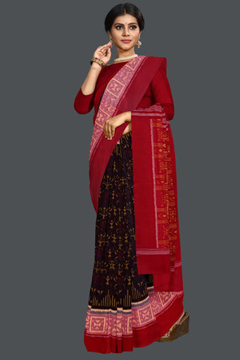 Coffee Teracota Bandha Saree