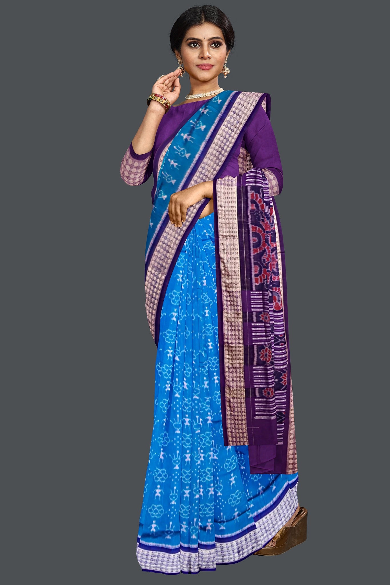 Teracota Bandha Saree