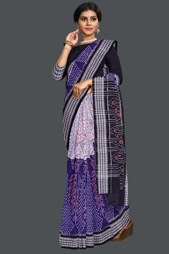 Lavender Blue Body Bandha Saree