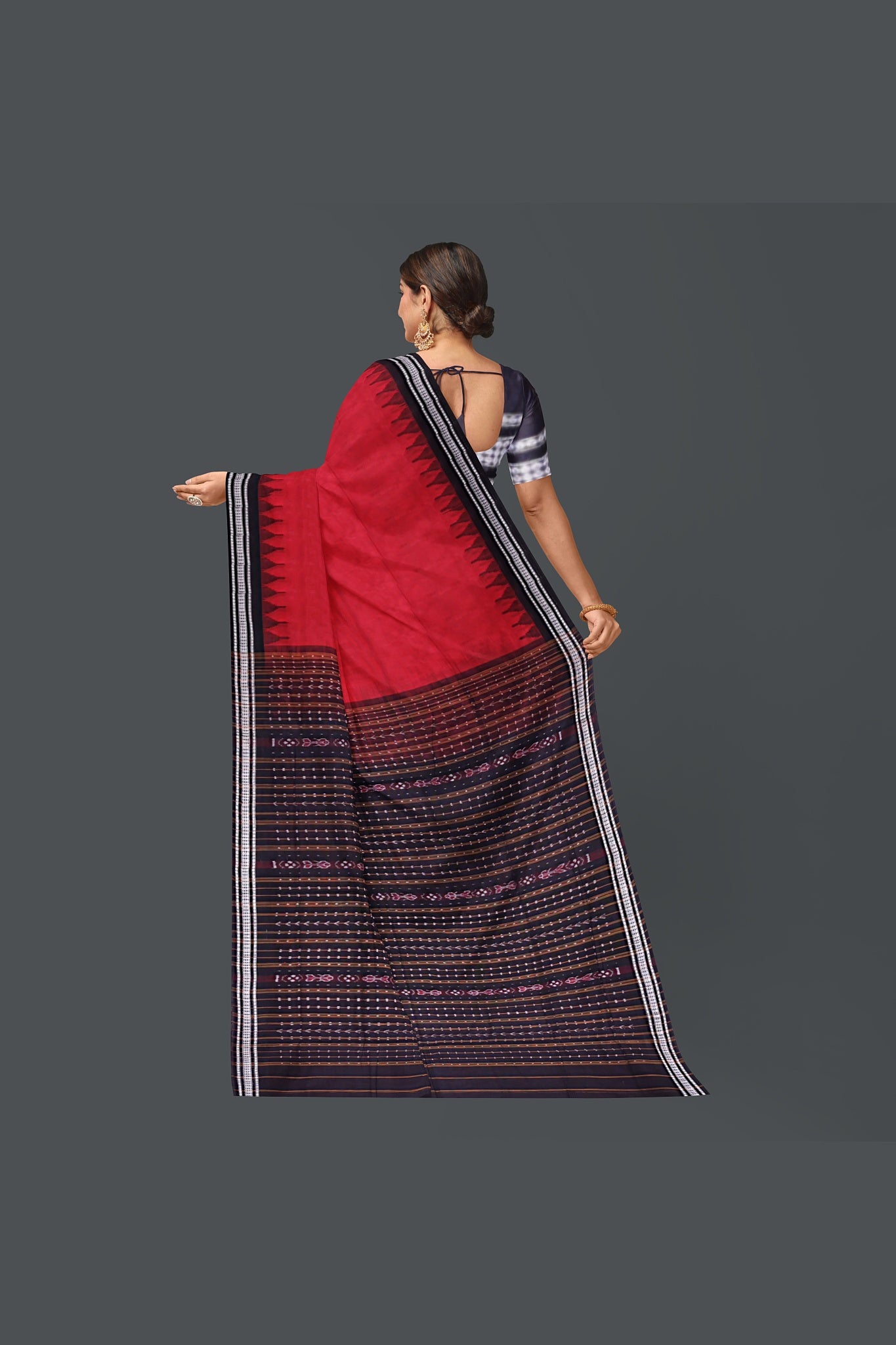 Red Bapta Saree