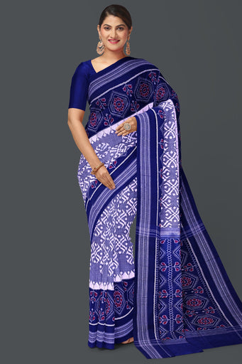 Light Steel Blue Body Bandha Saree(With Out Blouse)