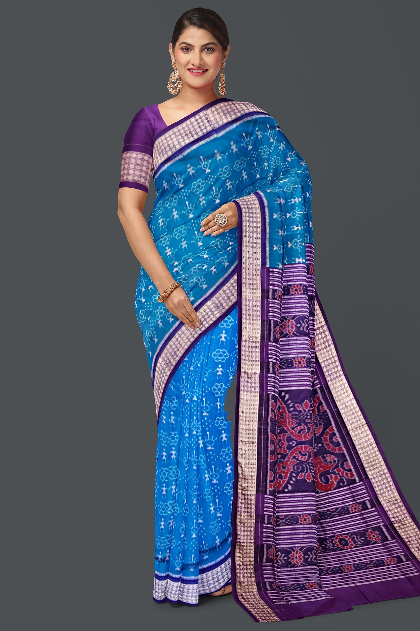 Teracota Bandha Saree