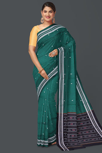 Green Mini Butti Saree