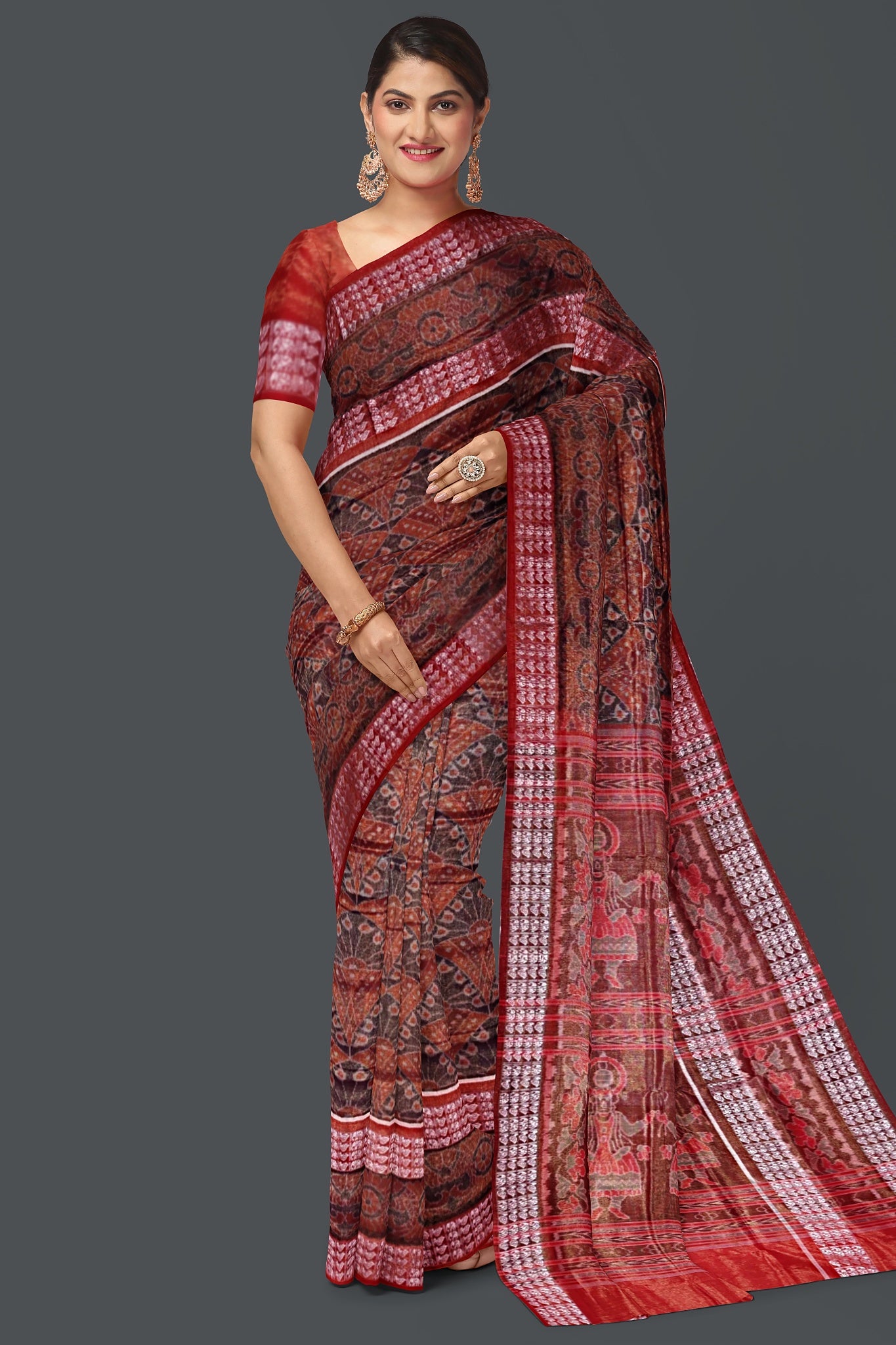 Golen Yellow Body Bandha Tissue Saree