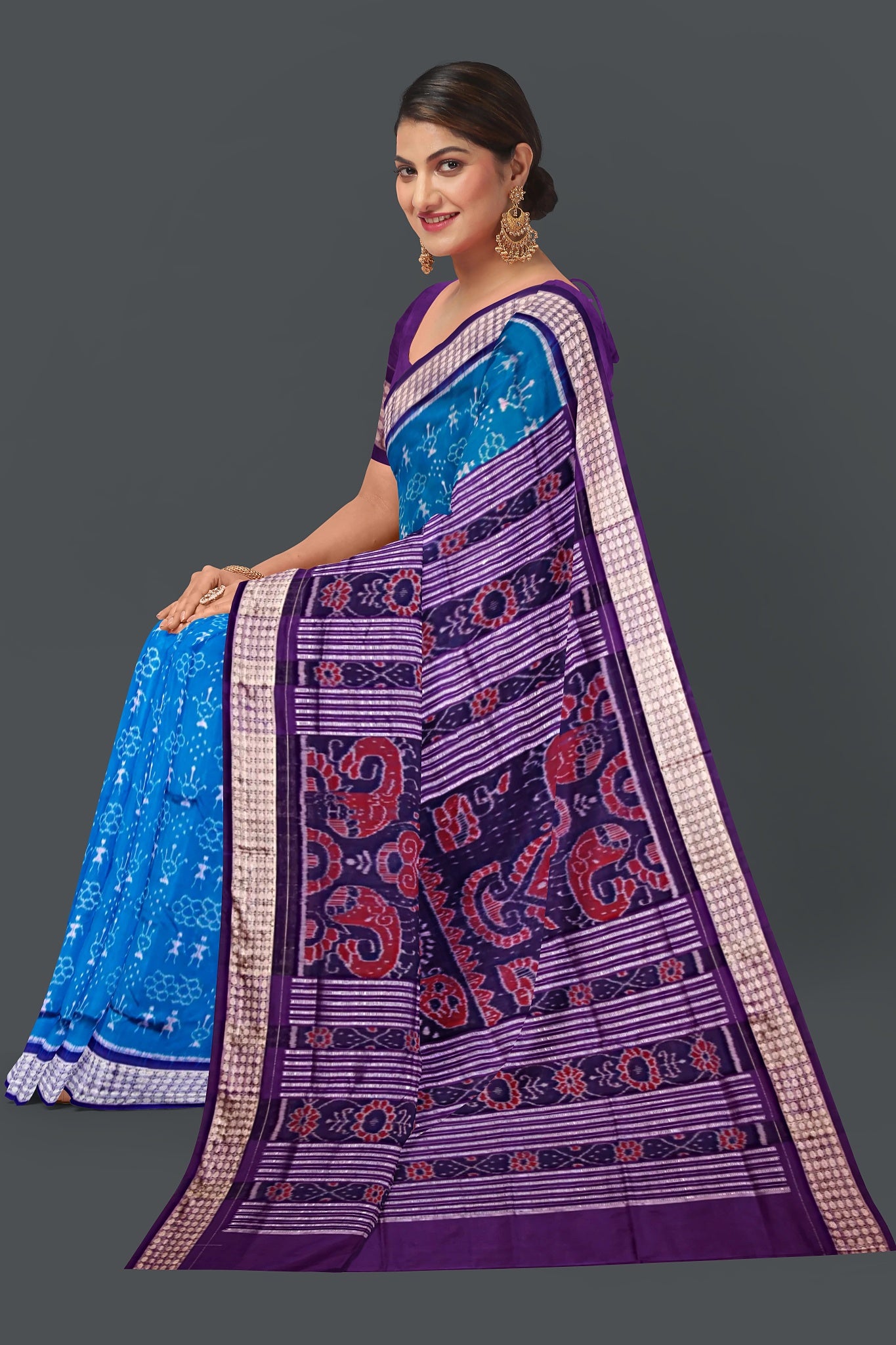 Teracota Bandha Saree