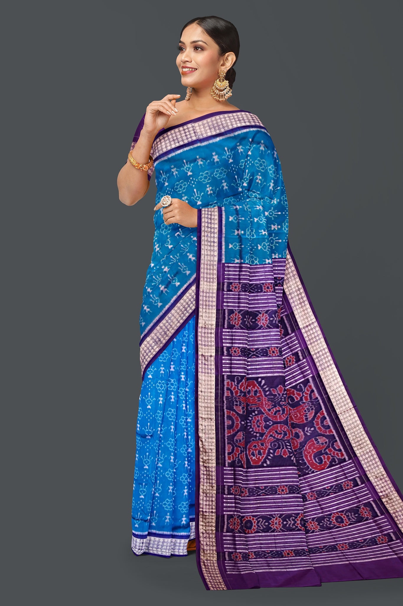 Teracota Bandha Saree