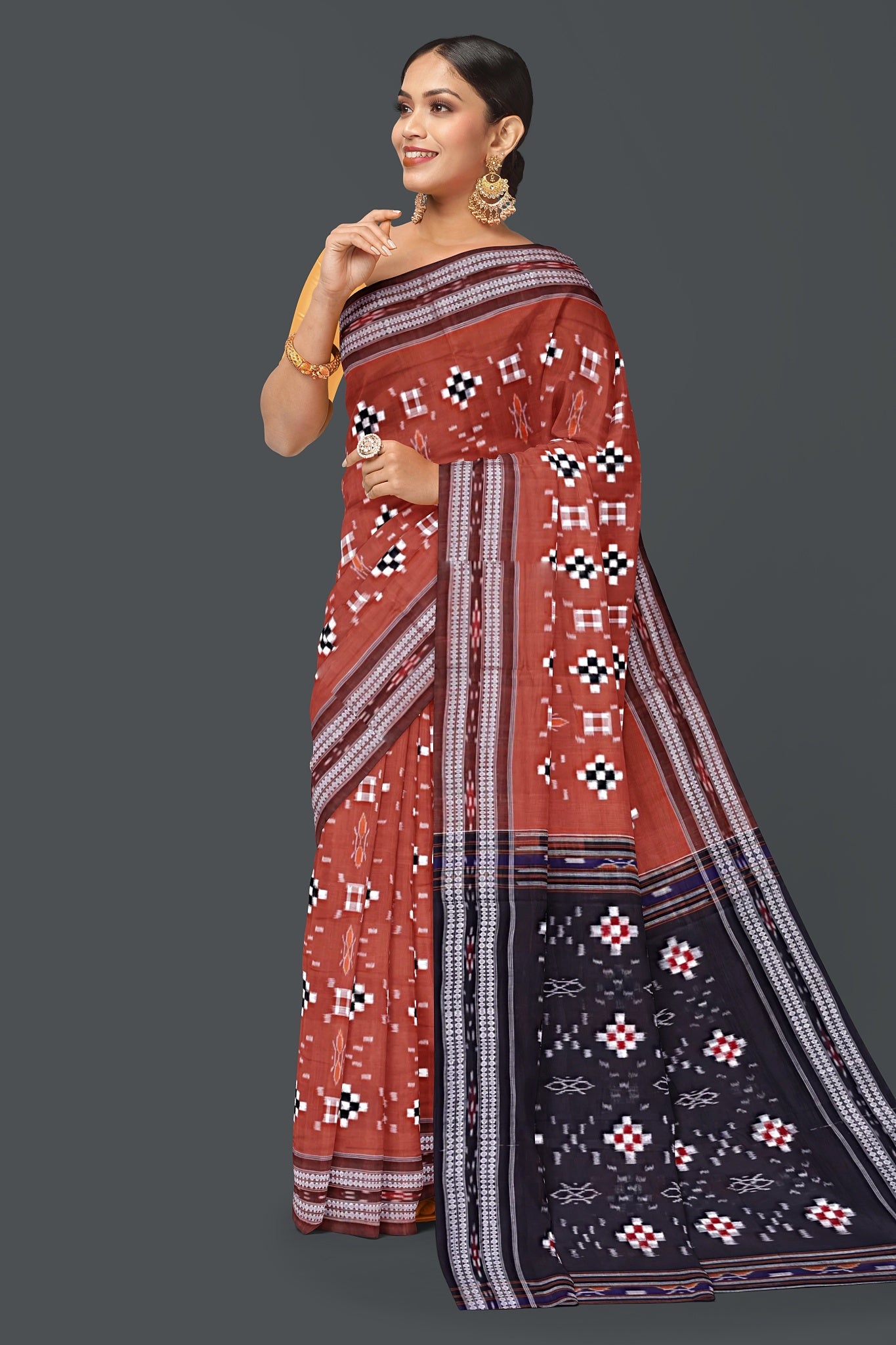 Light Brown Body Pasapalli Saree