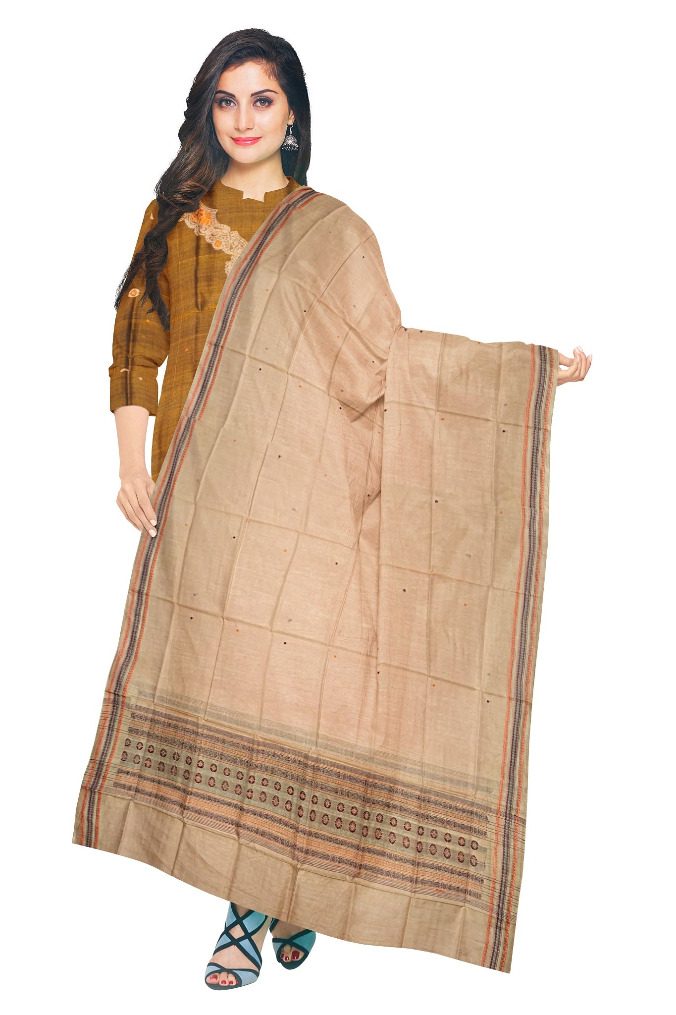 Bomkai Dress Set Necklace Design