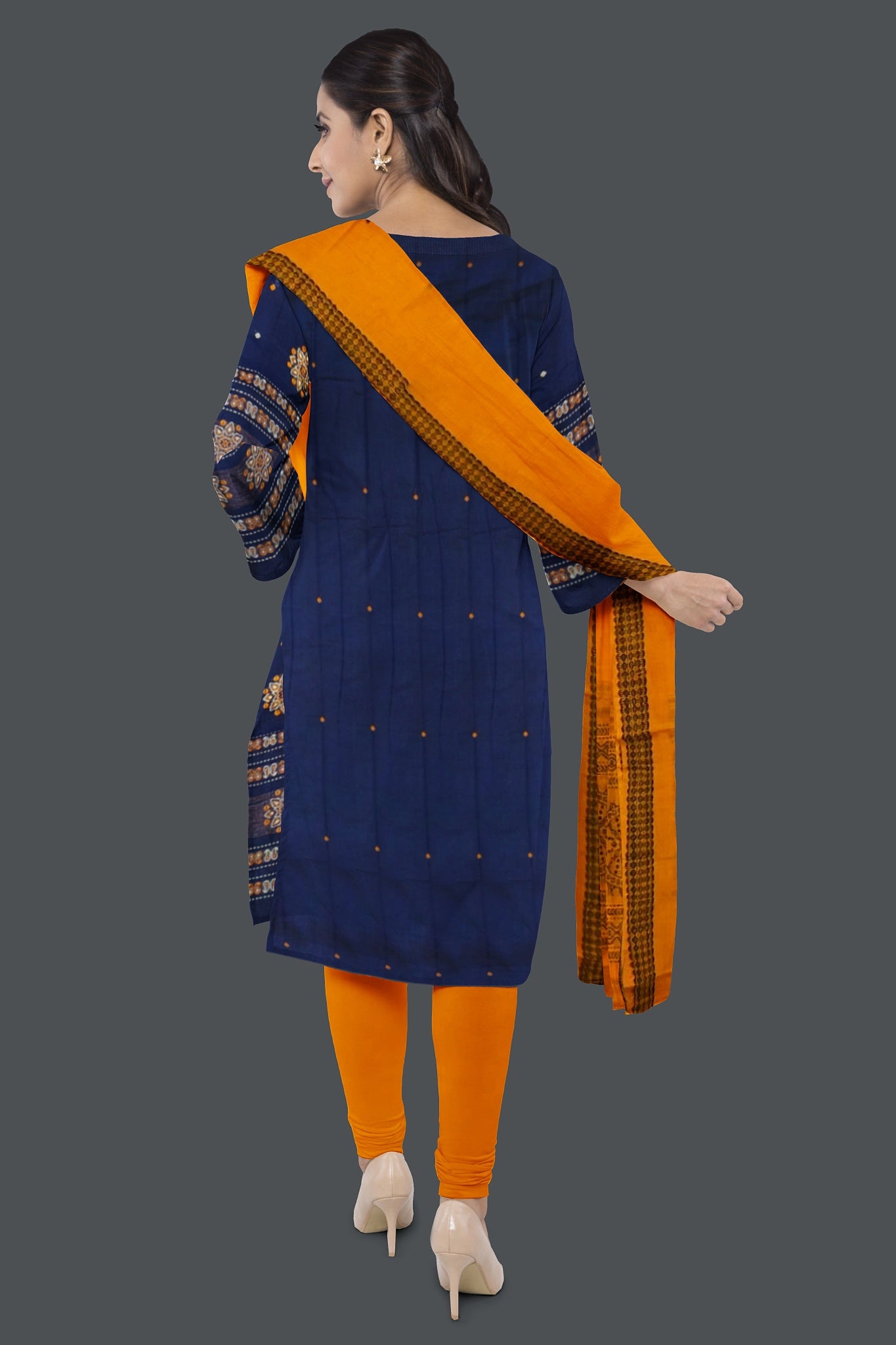 Blue Bomkai Dress Set