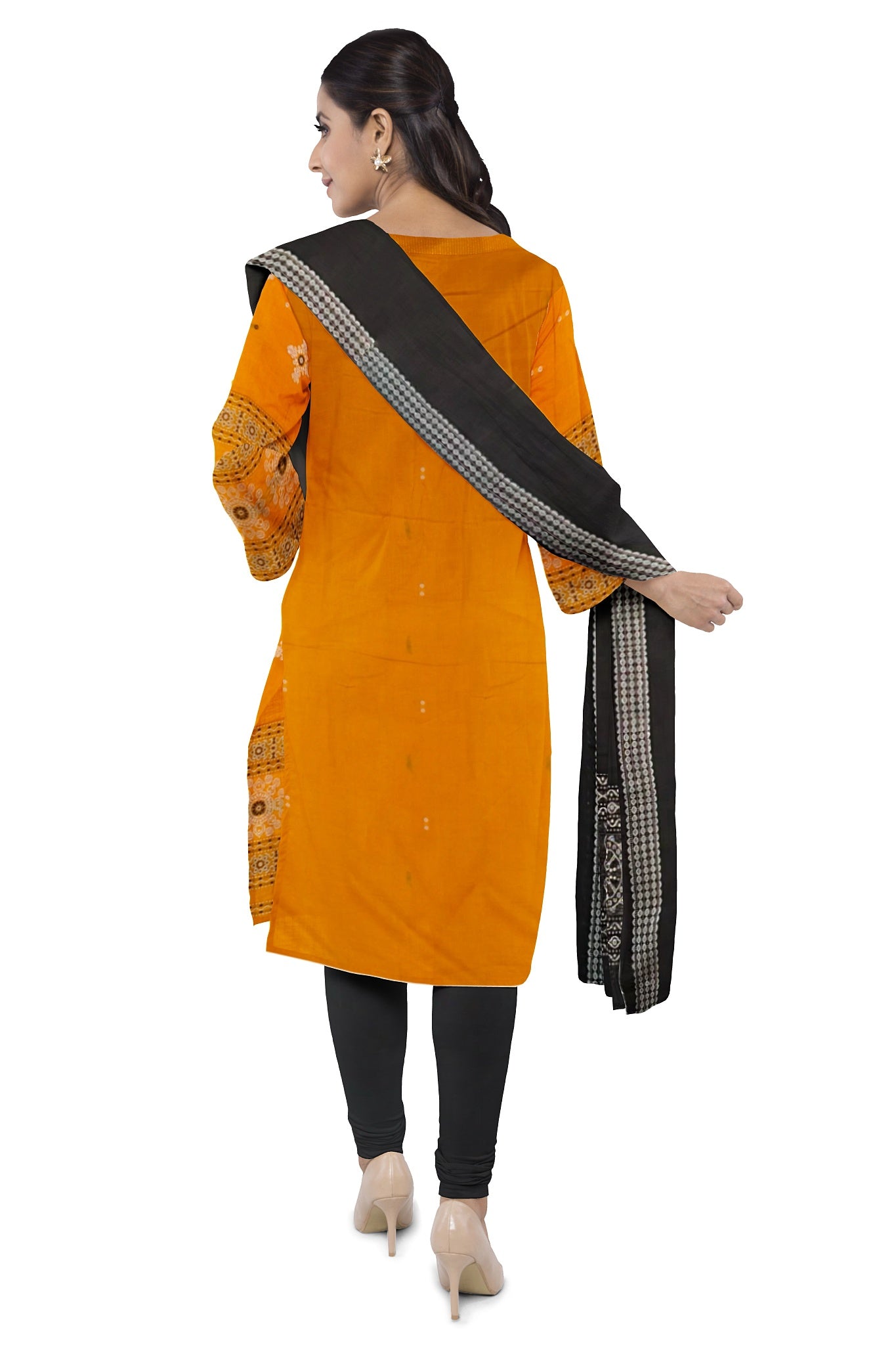 Yellow Bomkai Dress Set