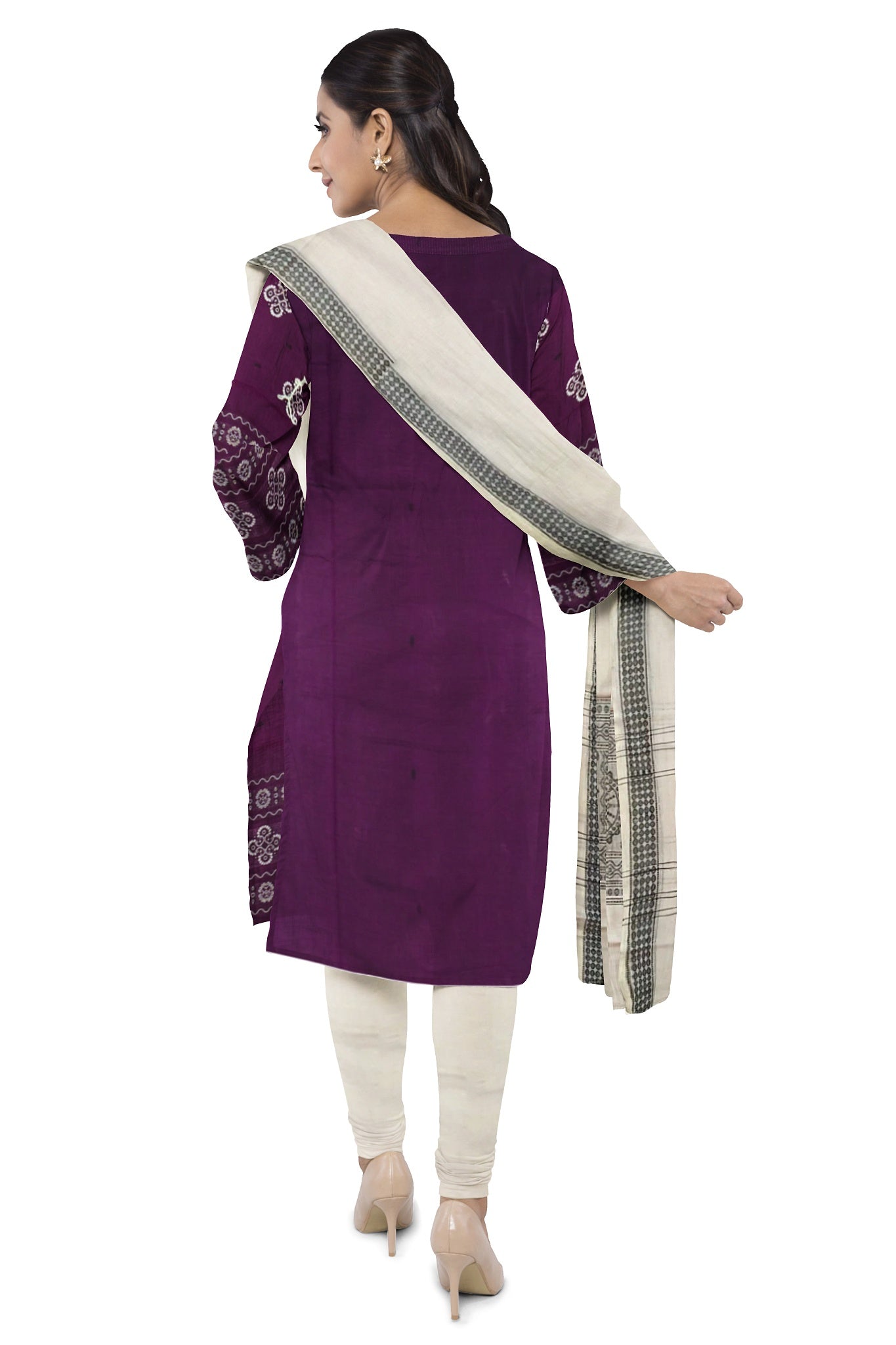 Purple Bomkai Dress Set