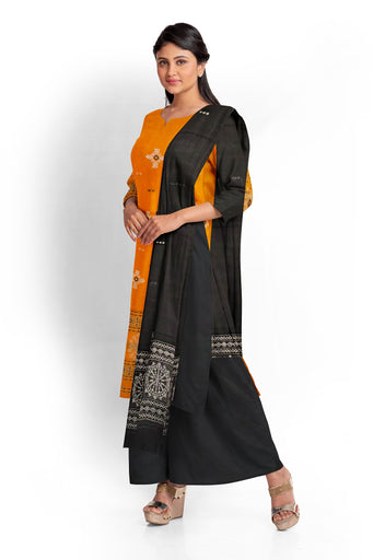 Yellow Bomkai Dress Set