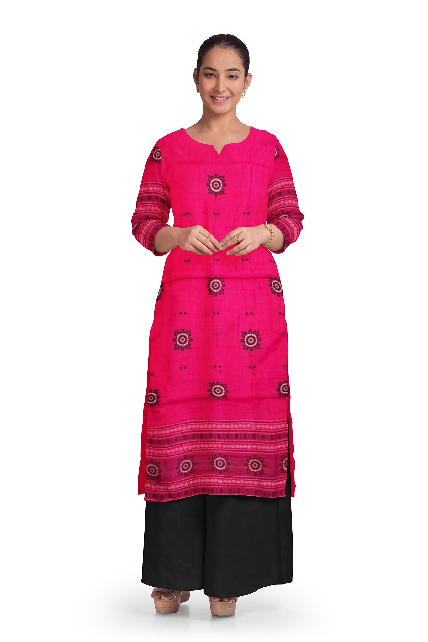 Pink Bomkai Dress Set