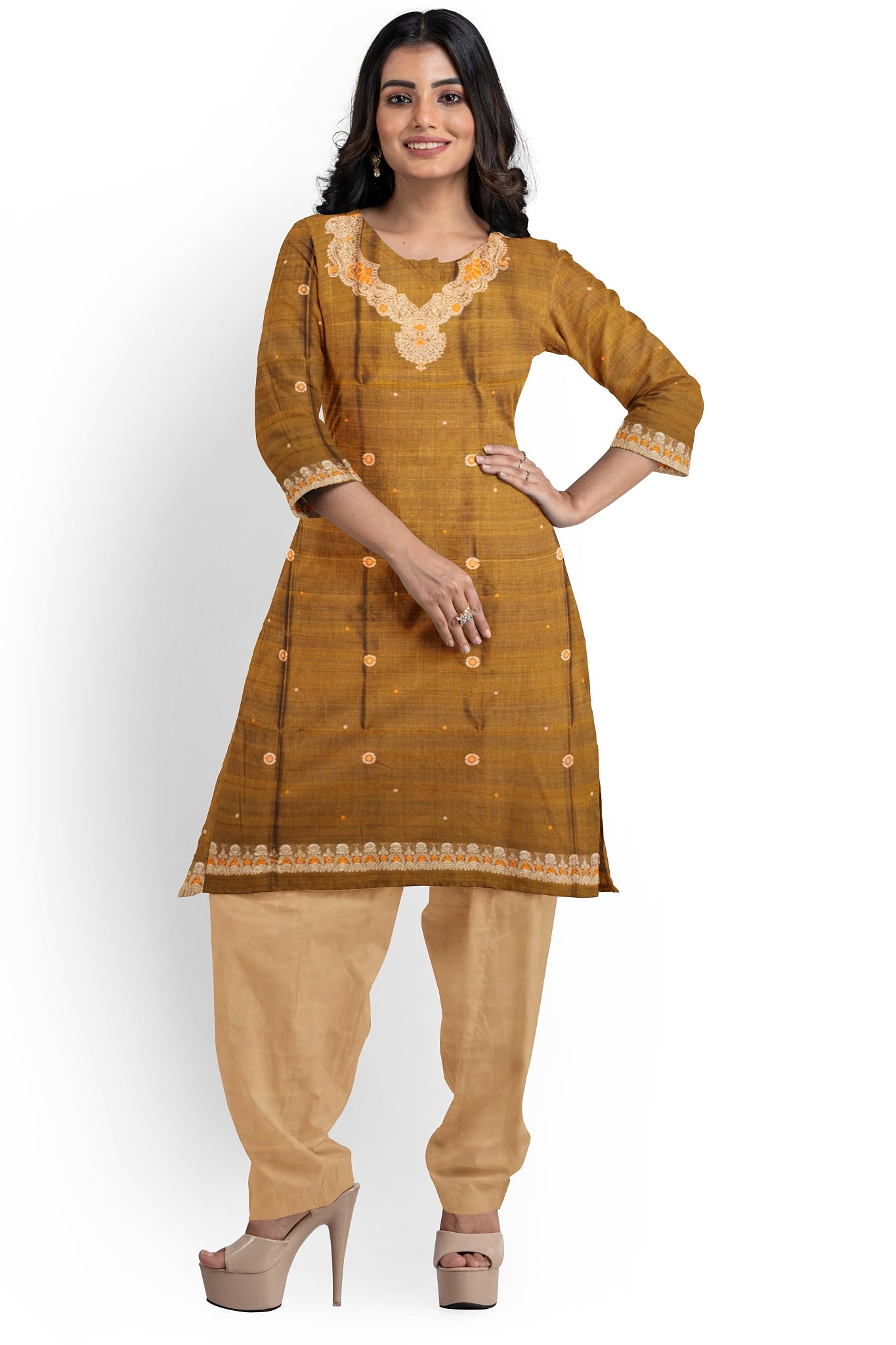 Bomkai Dress Set Necklace Design