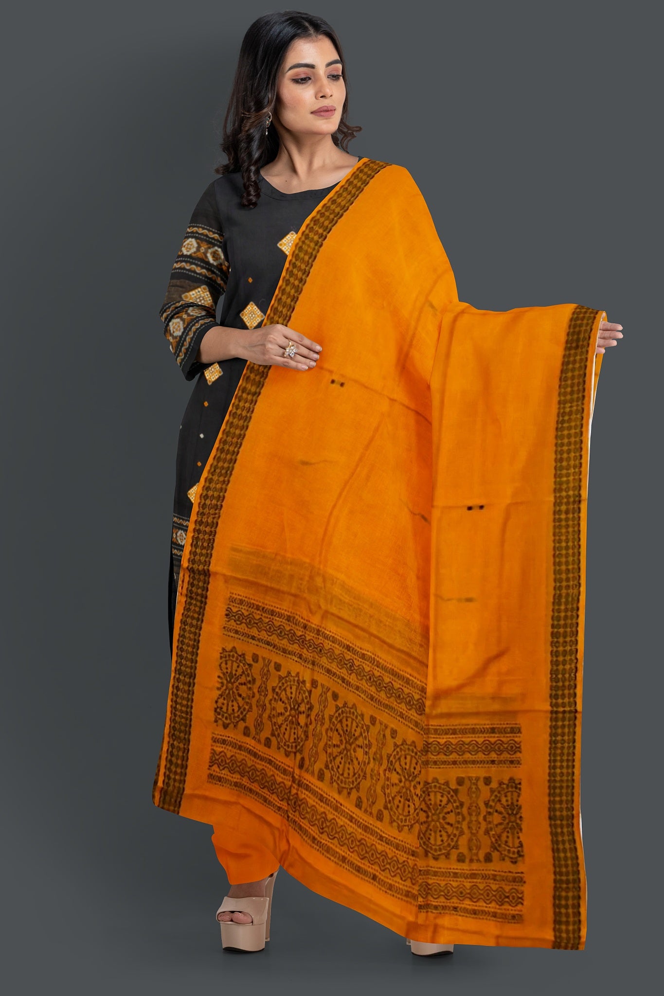 Black Bomkai Dress Set