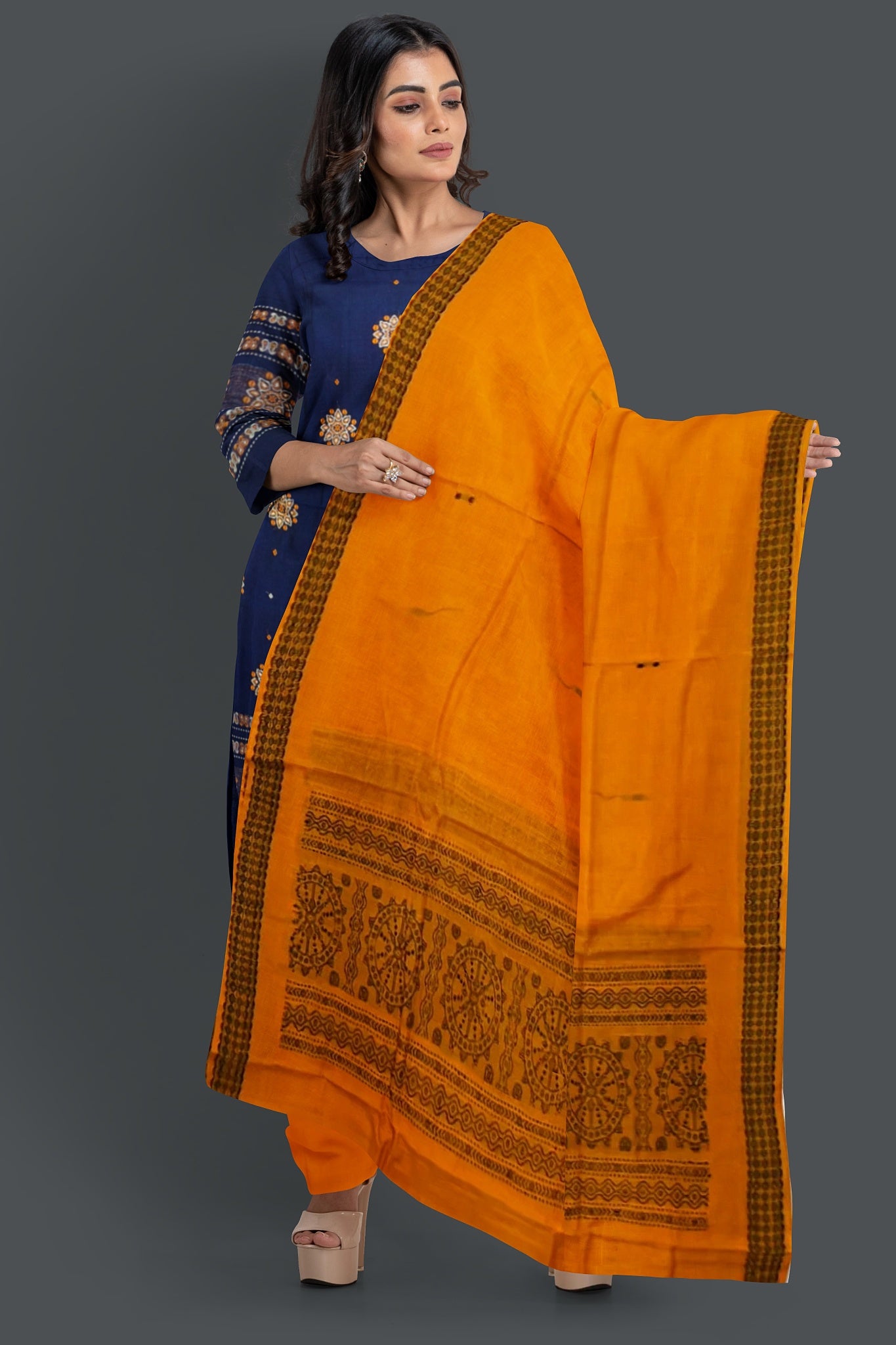 Blue Bomkai Dress Set