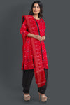 Rani Top With Black Pant & Chunri Body Bandha Dress Set