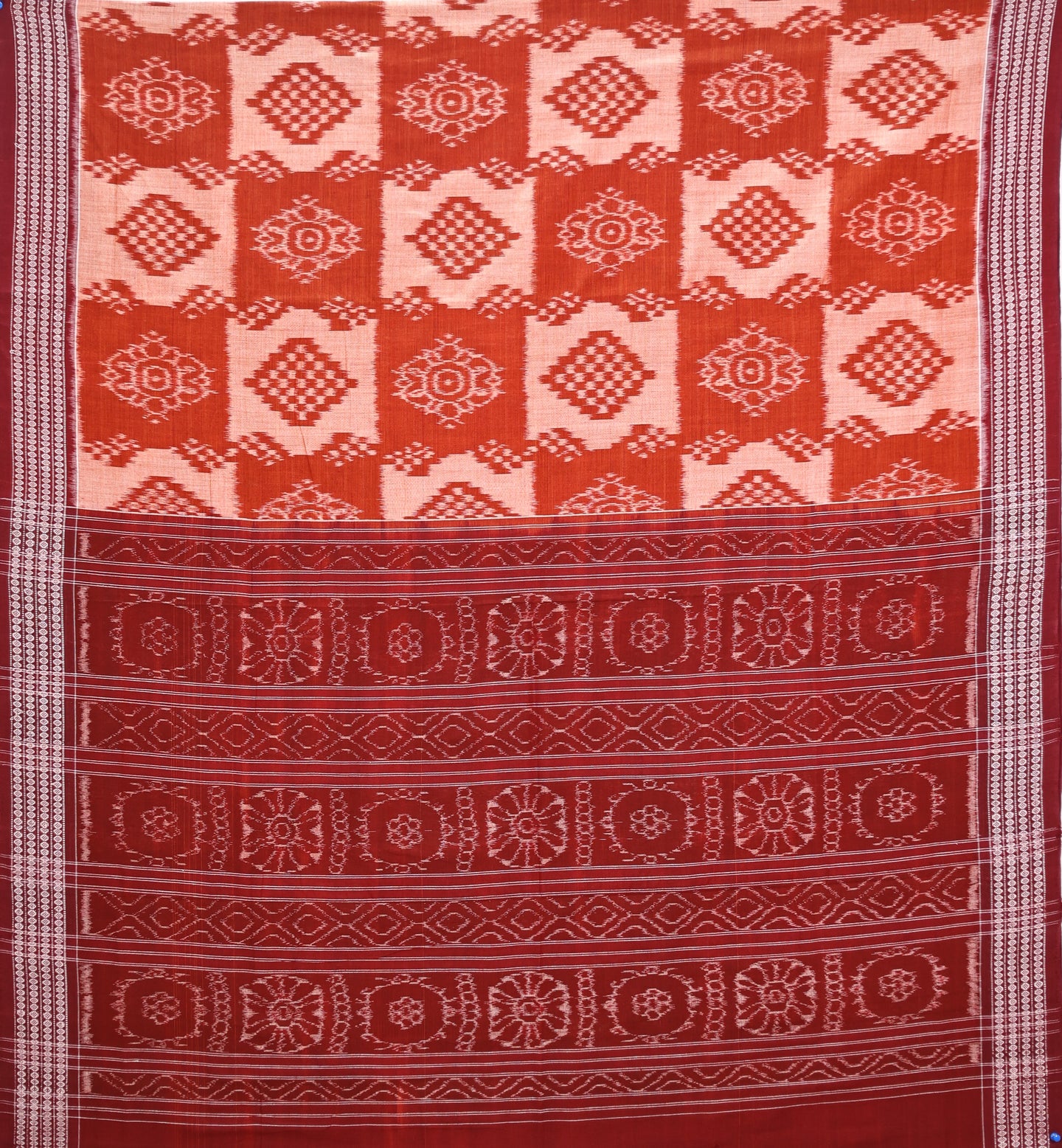 Brown Body Bandha Saree(With Out Blouse)