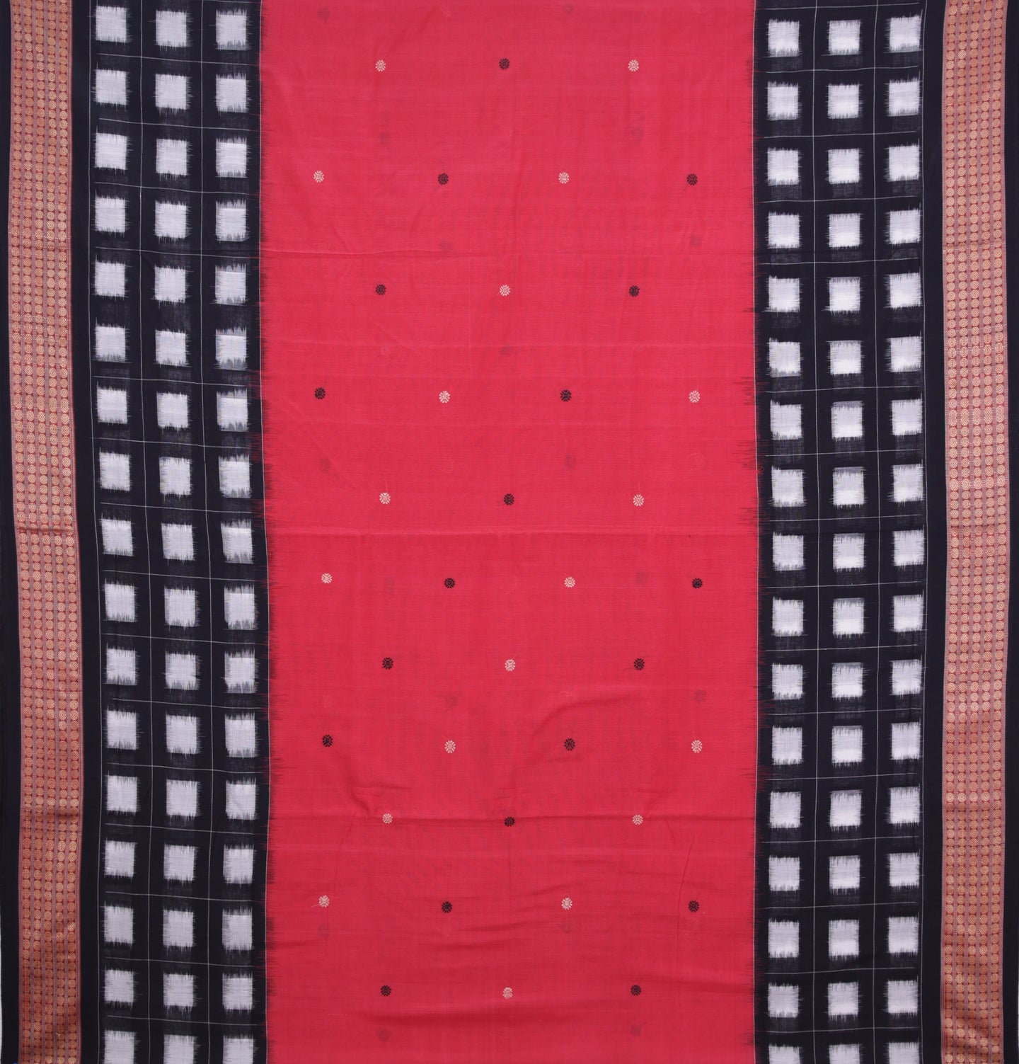 Red Border Pasapalli Saree