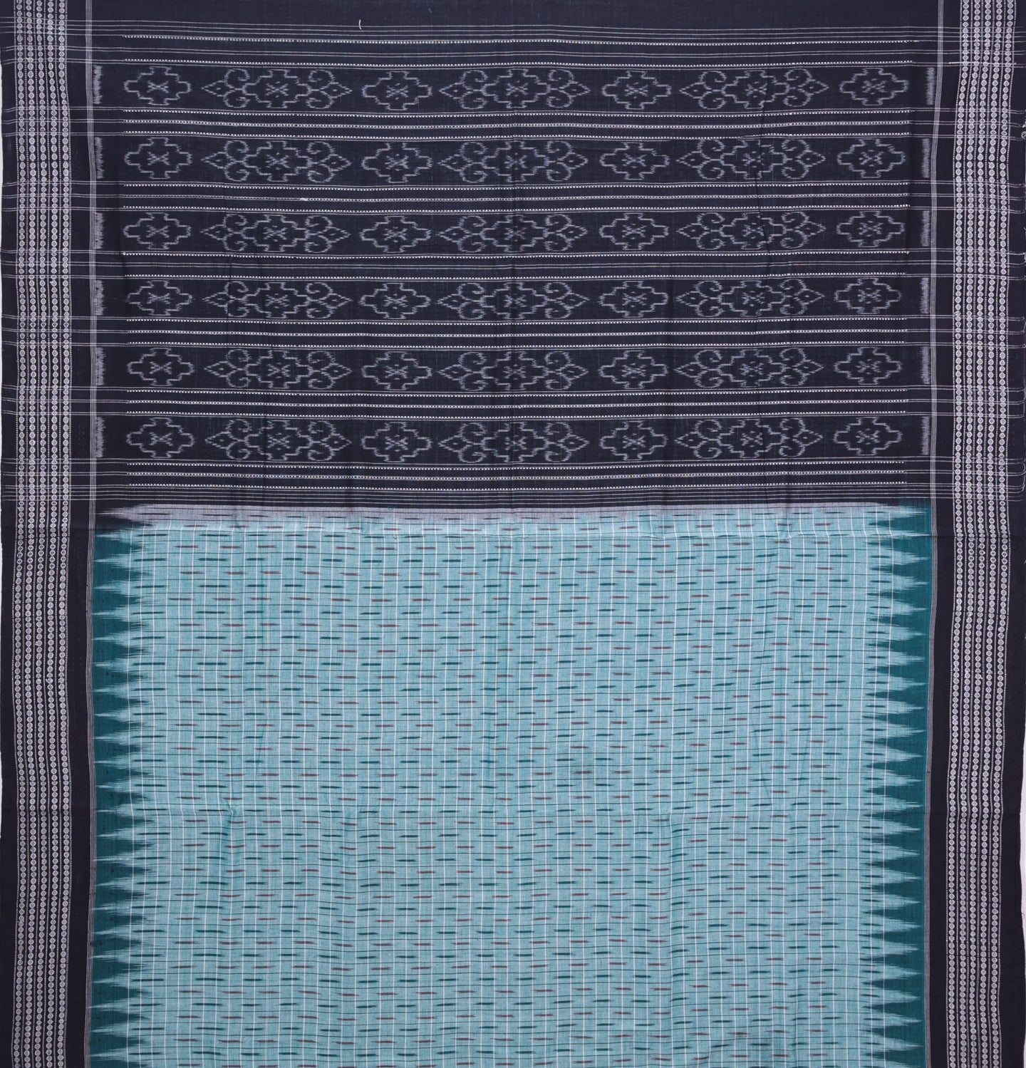 Light Green Body Bandha Saree(With Out Blouse)