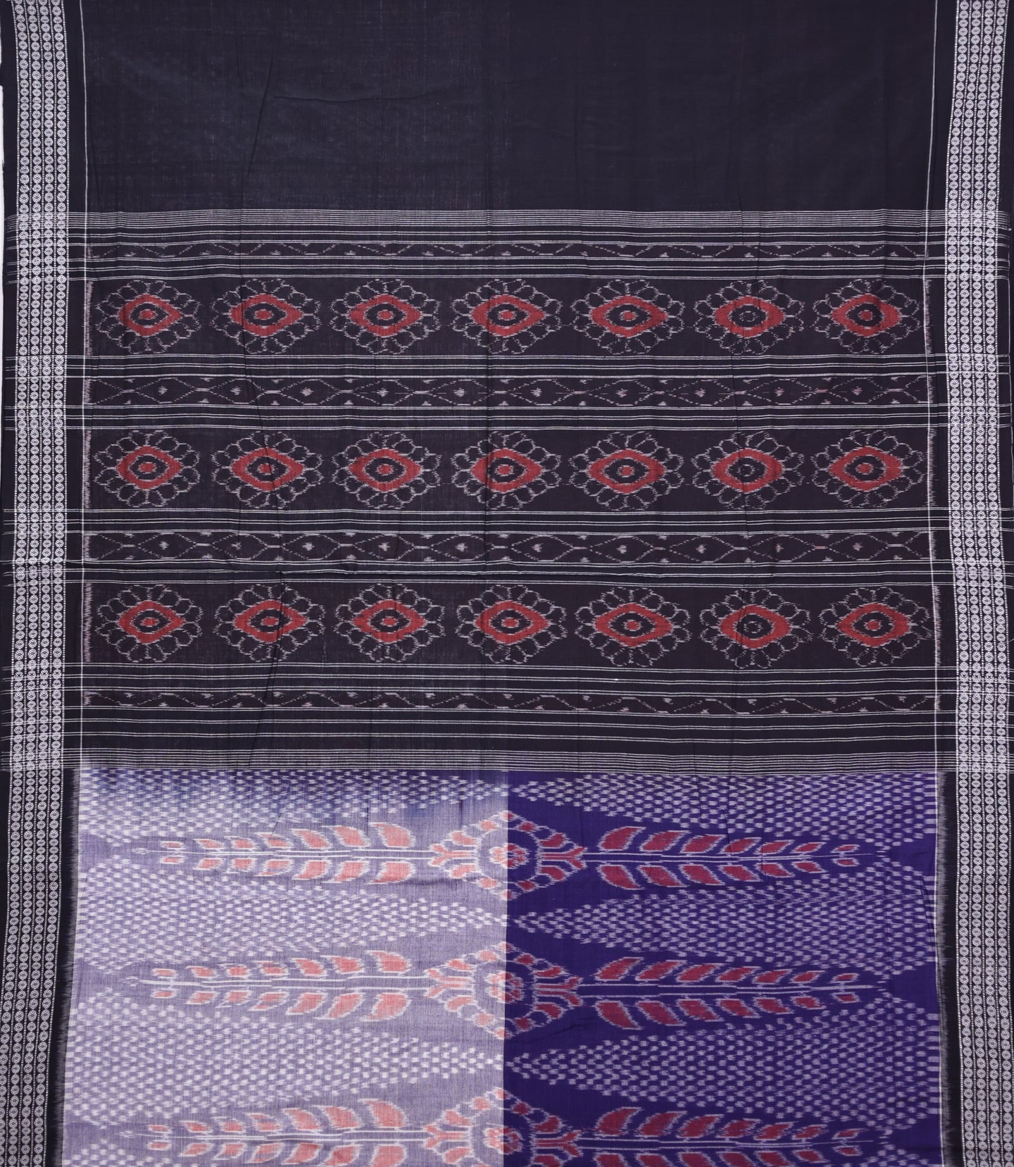 Lavender Blue Body Bandha Saree