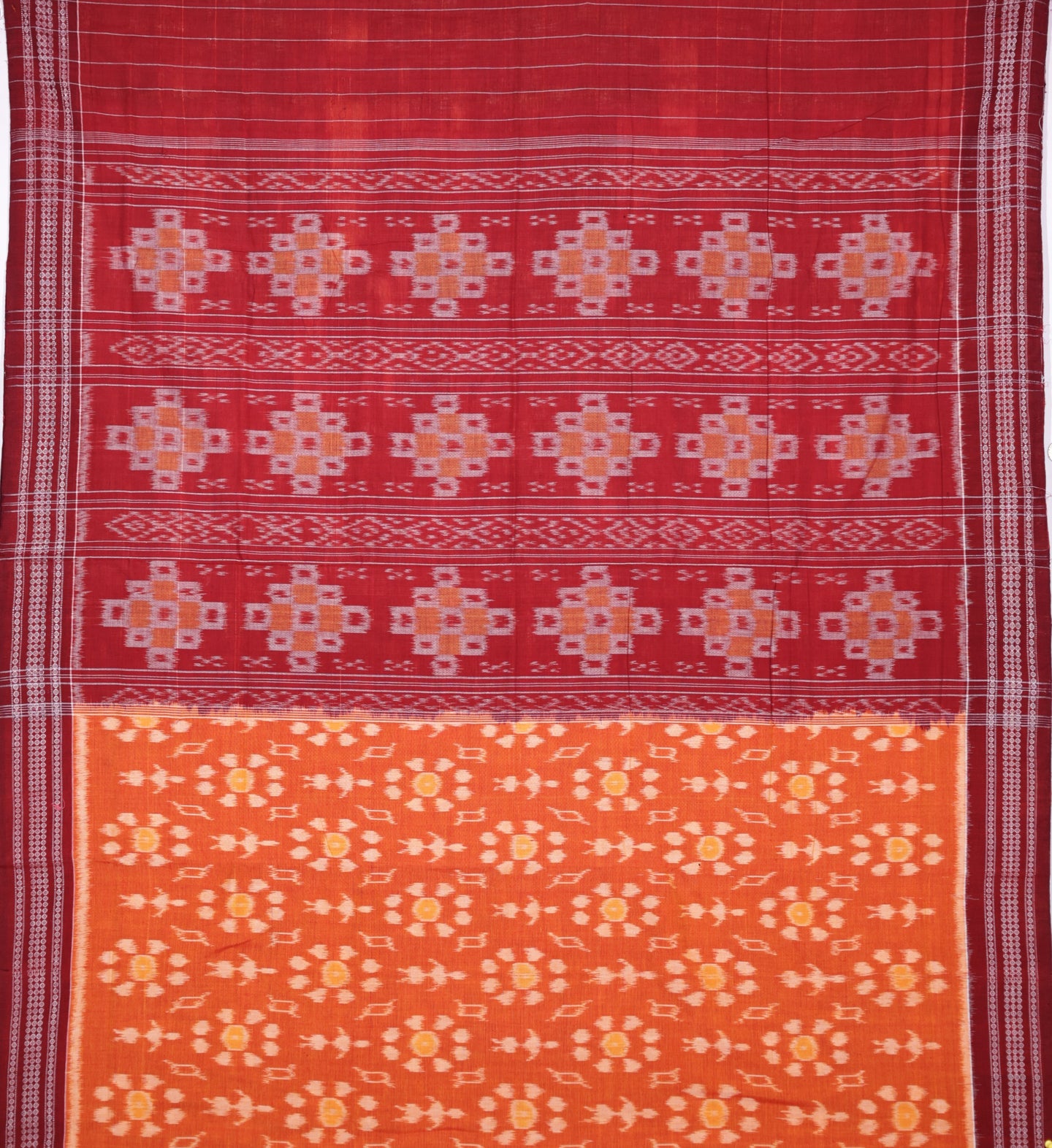 Golden Yellow Body Bandha Saree