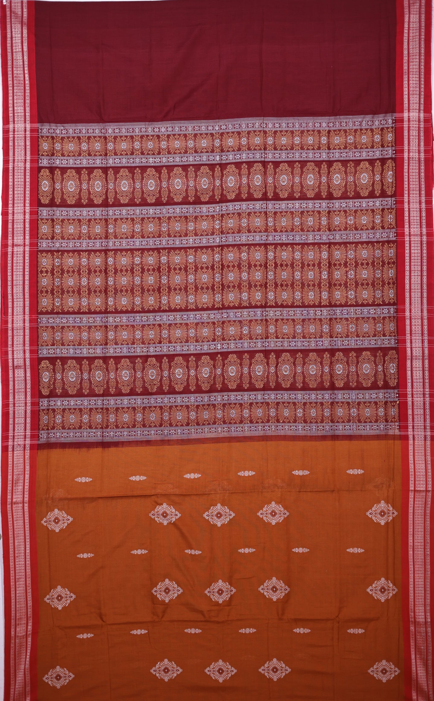 Bronze Bomkai Saree