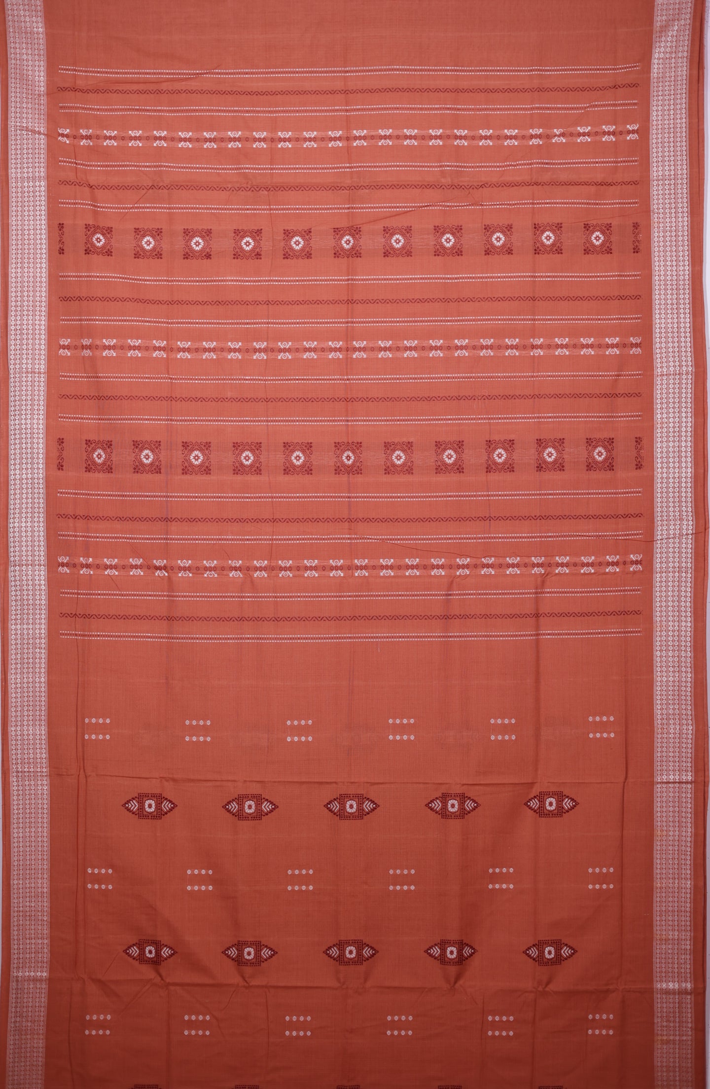 Chocklate Brown Bomkai Saree