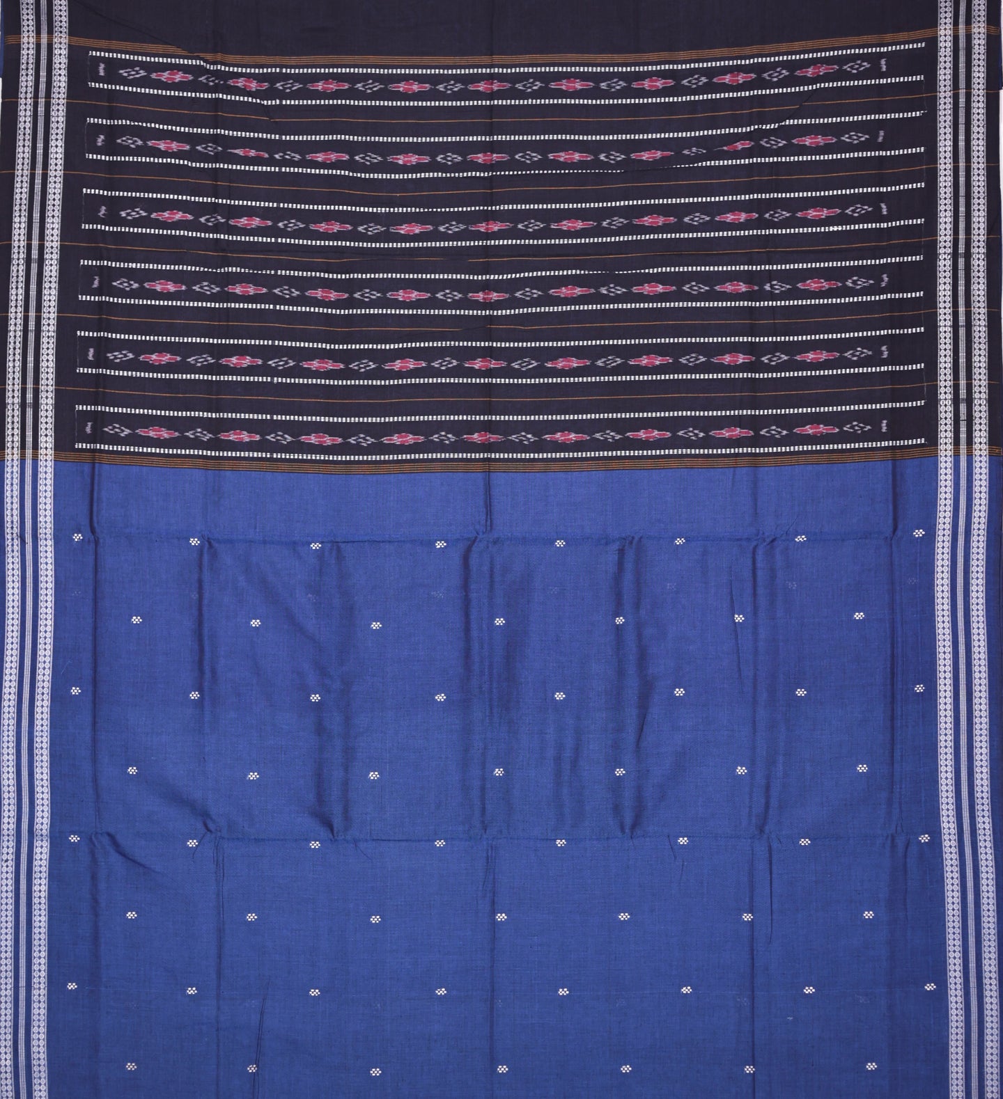 Navy Blue Mini Butti Saree