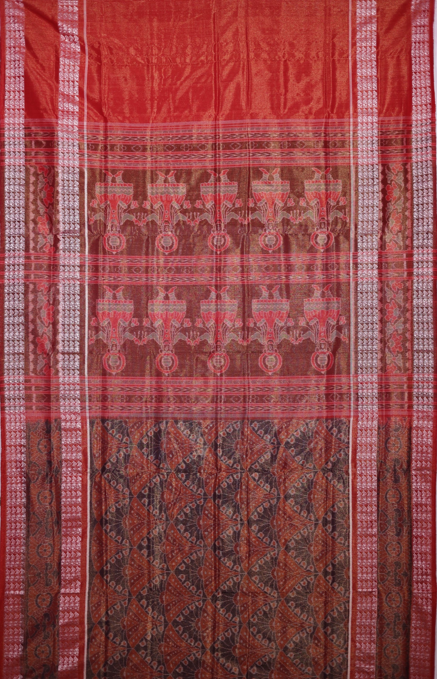 Golen Yellow Body Bandha Tissue Saree