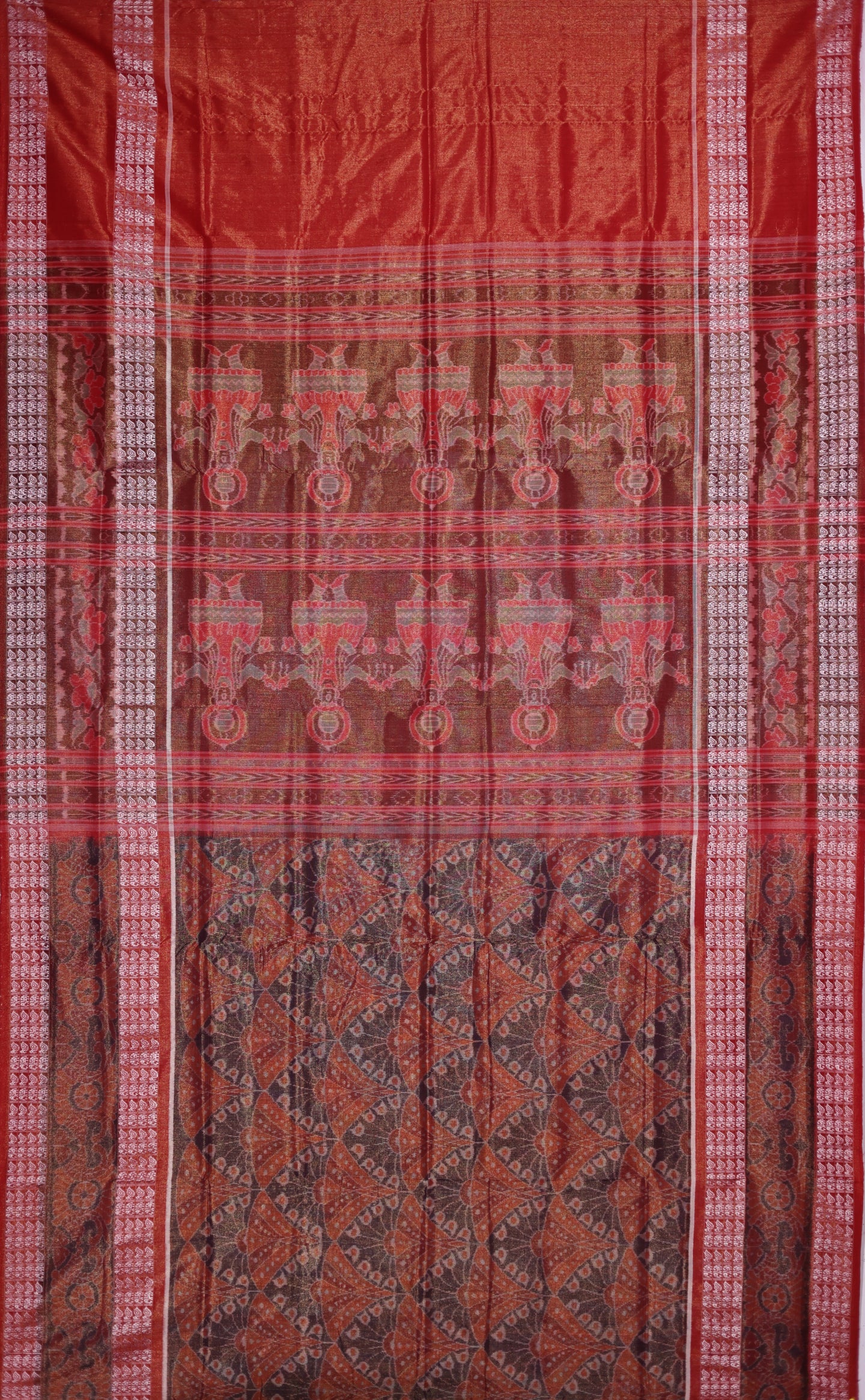 Golen Yellow Body Bandha Tissue Saree