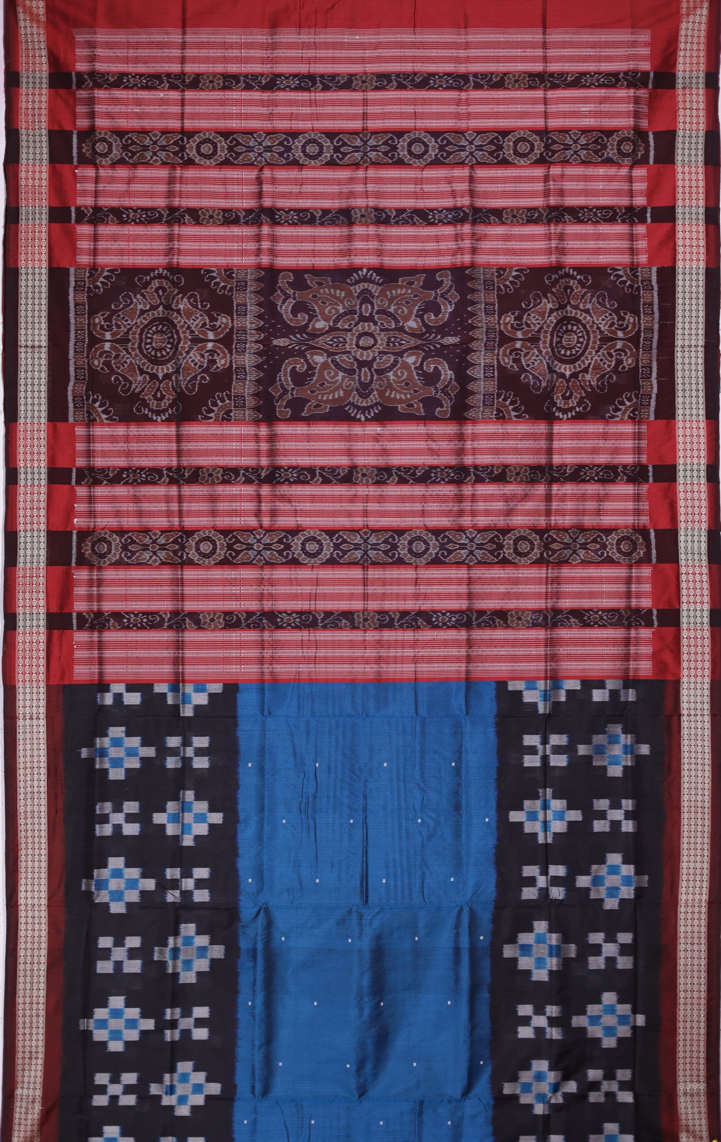 Royal Blue Border Pasapalli Saree