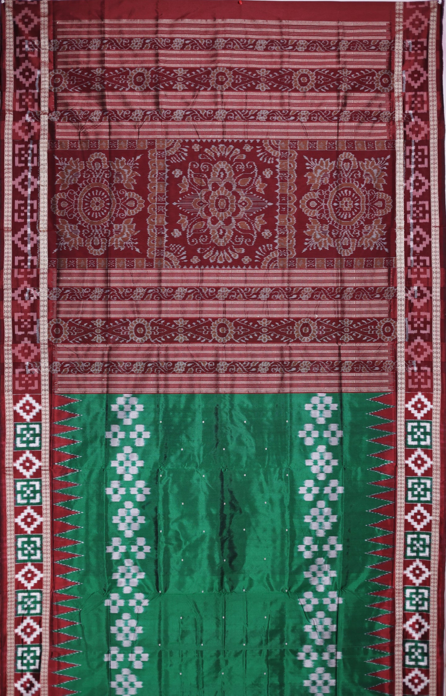 Green Border Pasapalli Saree