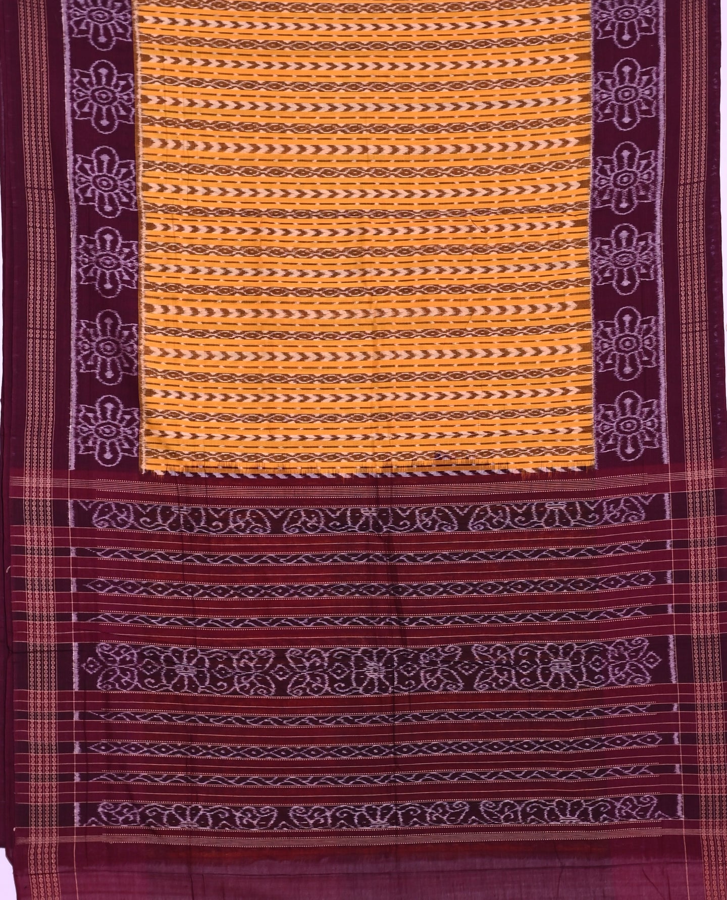 Golden Yellow Body Bandha Saree(With Out Blouse)