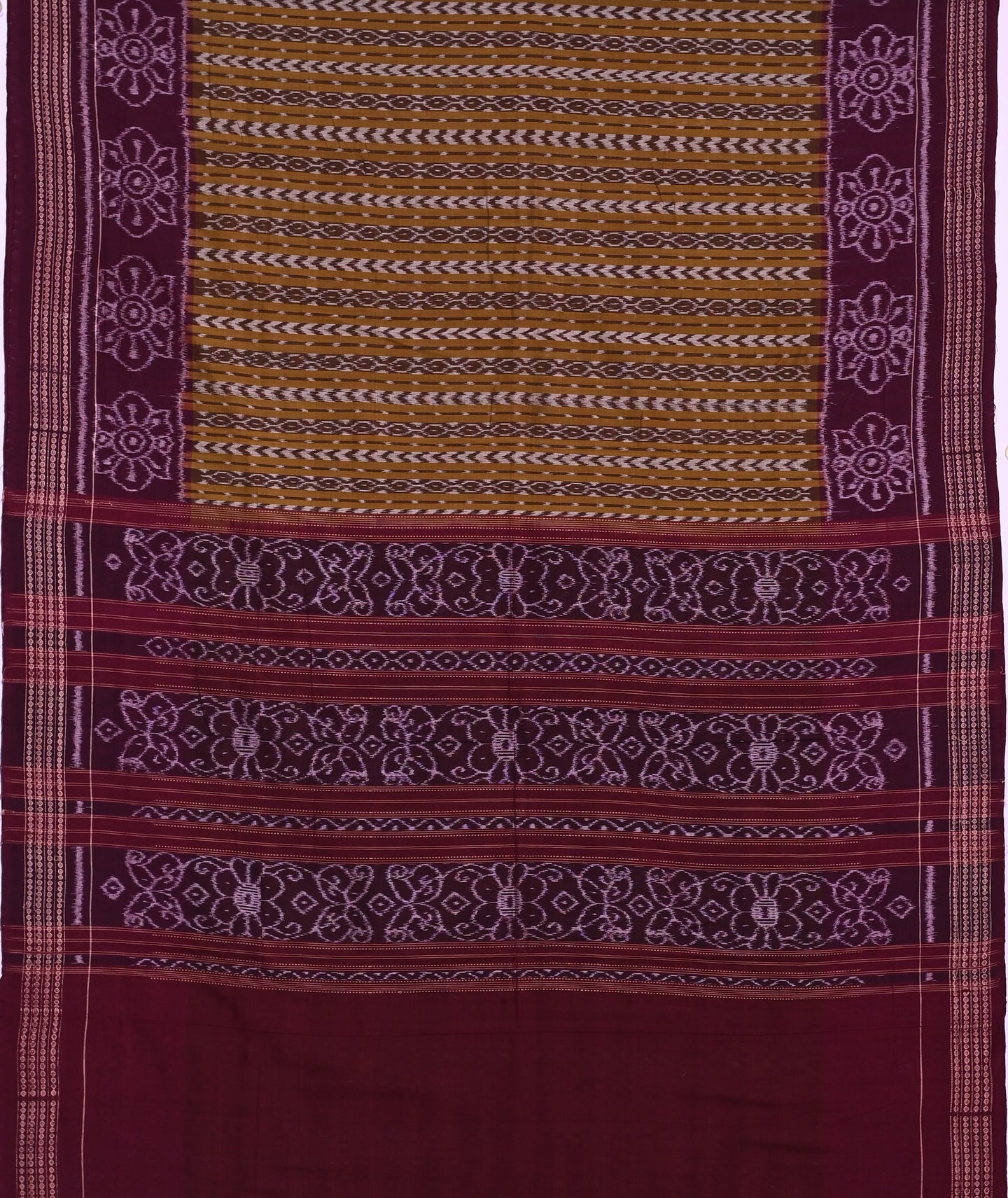 Olive And White Body Bandha Saree(With Out Blouse)