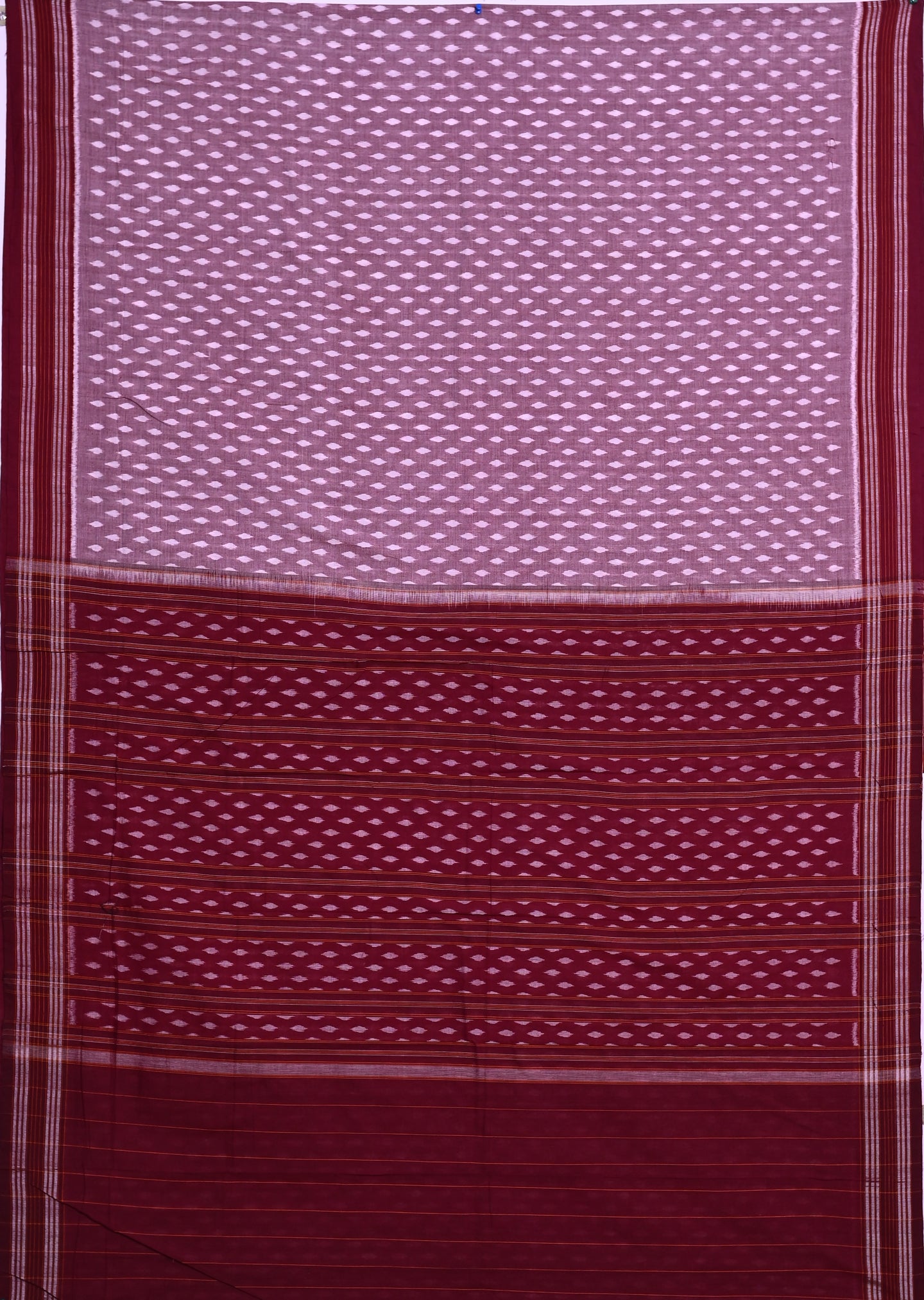 Steel Maroon Body Bandha Saree(With Out Blouse)