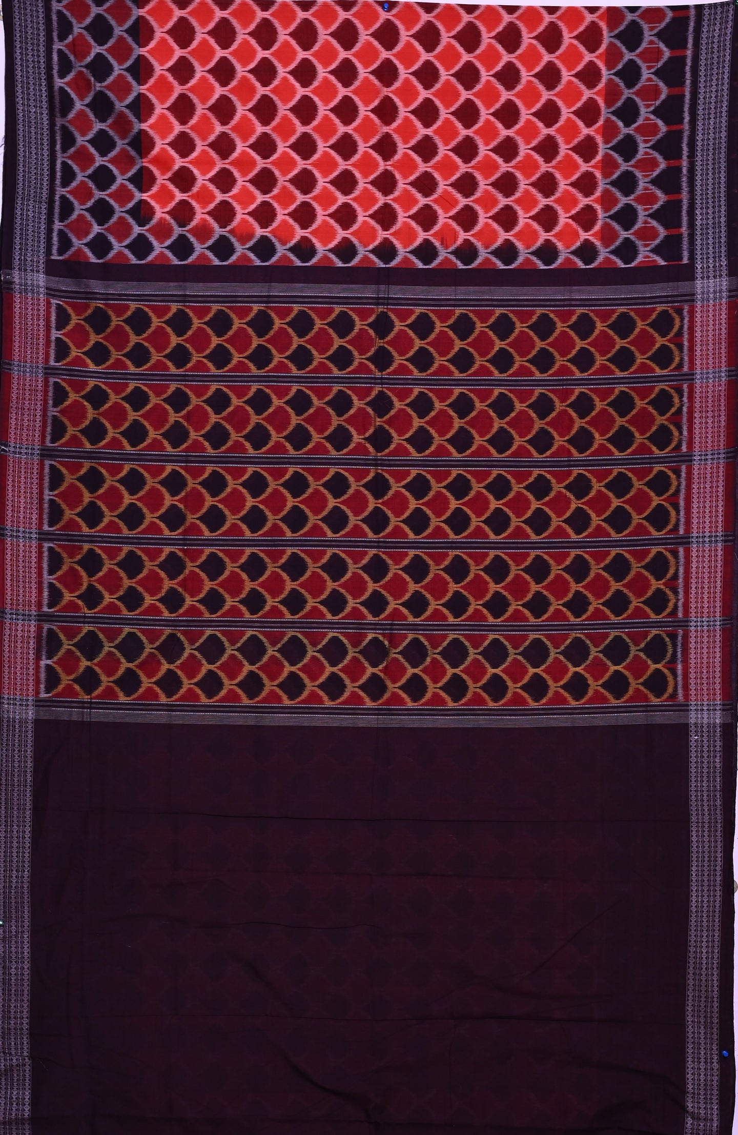 Rust And Brown Body Bandha Saree