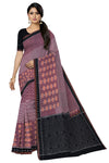 Deep Maroon Body Bandha Saree | Odisha Handloom GI Tagged | Devnika