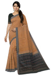 Golden Brown Traditional Body Bandha Saree | Odisha Handloom GI Tagged | Devnika