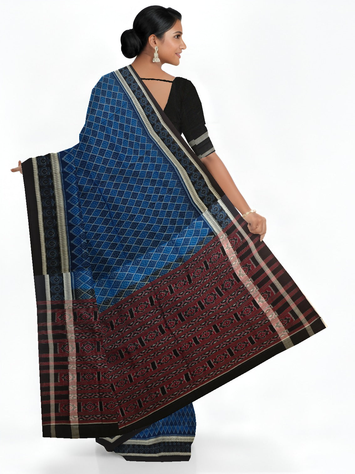 Sumati Traditional Body Bandha Saree | Odisha Handloom GI Tagged | Devnika