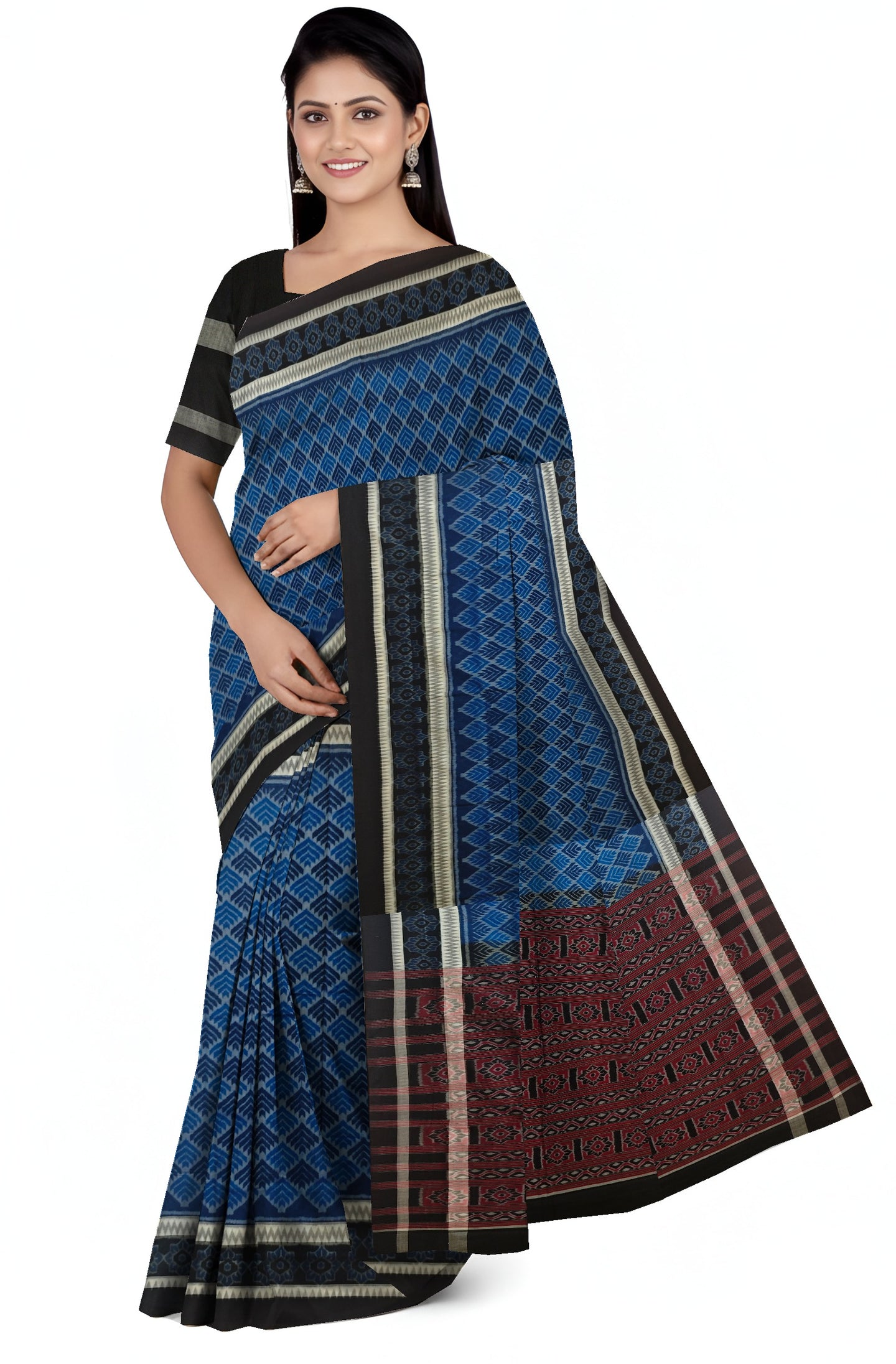 Sumati Traditional Body Bandha Saree | Odisha Handloom GI Tagged | Devnika
